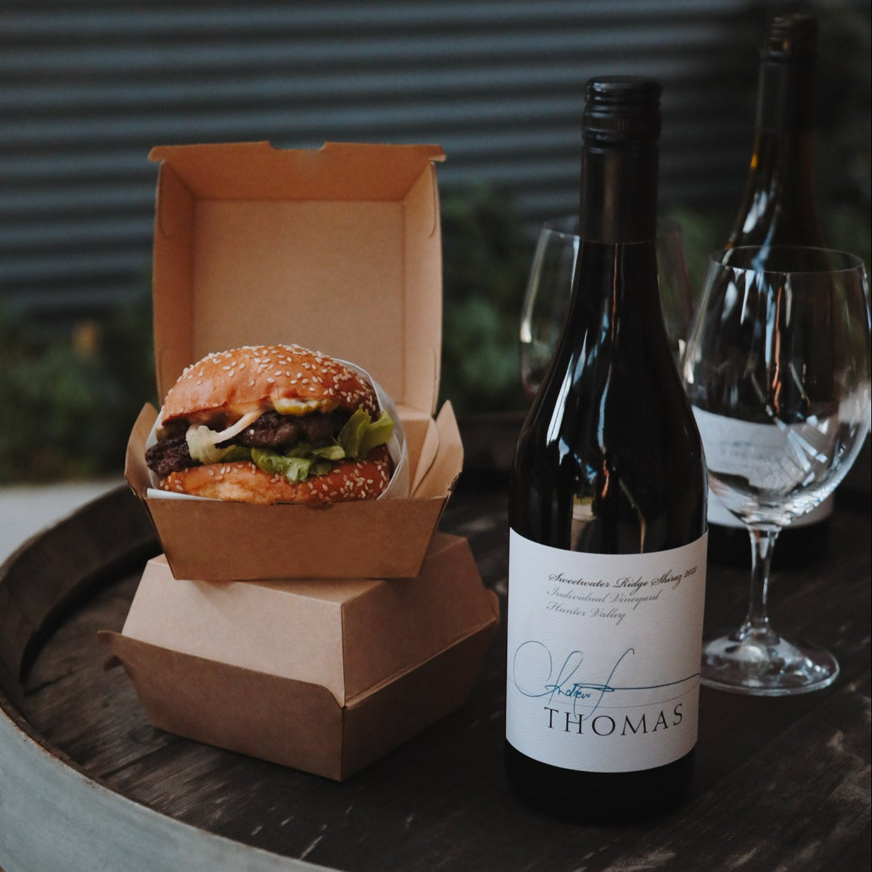 Shiraz Release Day: Burger + Glass of Wine, 16th May at Cellar Door, Pokolbin