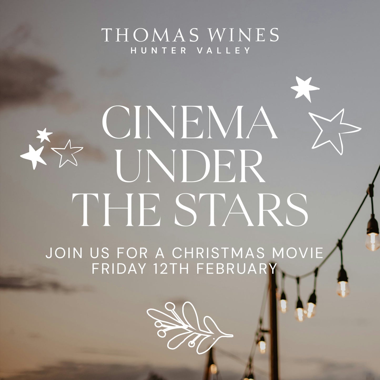 Christmas Cinema Under the Stars Ticket