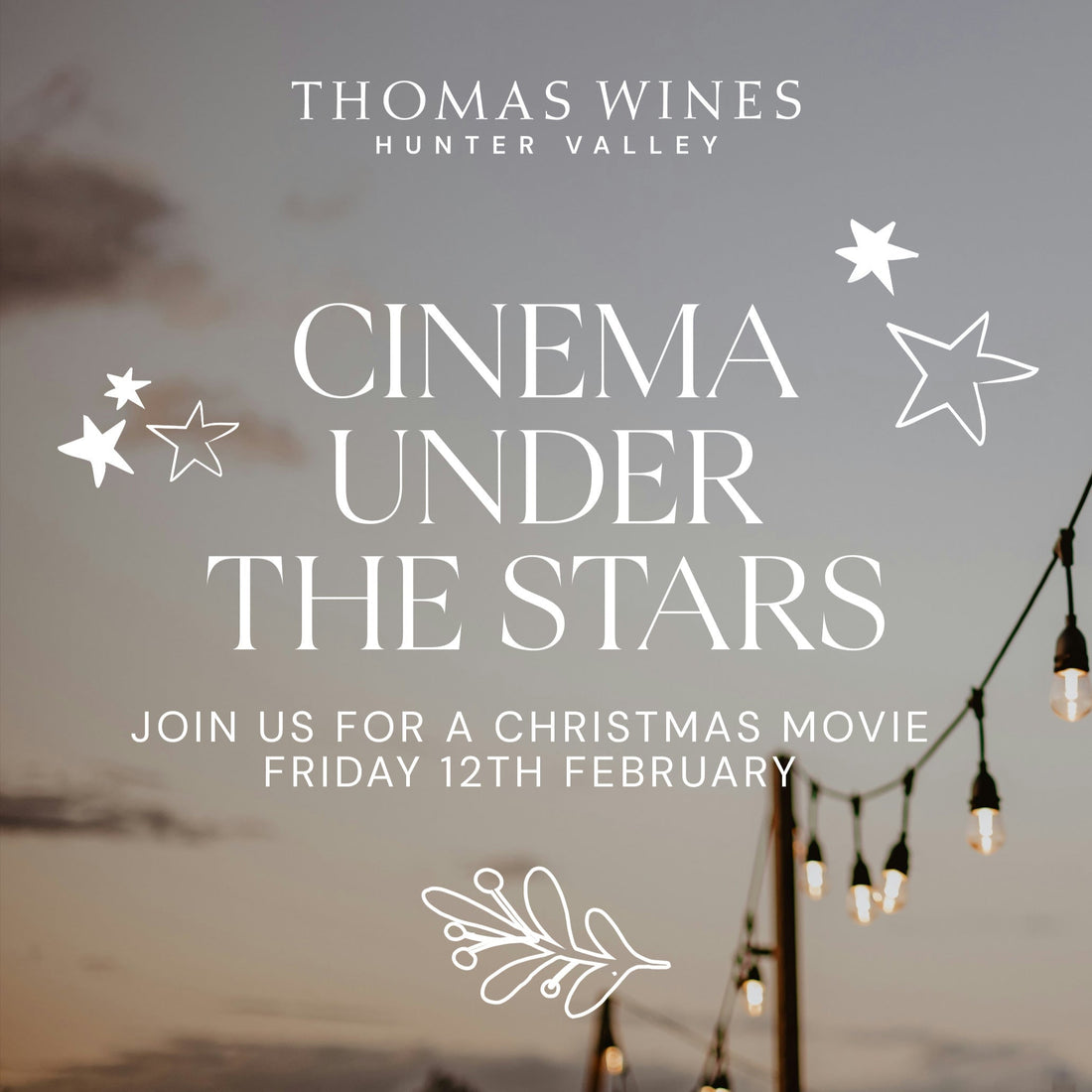 12th December: Cinema Under the Stars: Christmas Edition
